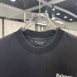 Balenciaga Fashion Embroidered Logo Short Sleeve Unisex Casual Oversize T-shirt