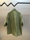 Prada Classic Triangle Logo Nylon Short Sleeve Shirt Casual Zipper Short Sleeve