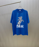 Dior Fashion Logo Printed Short Sleeve Unisex Casual Versatile T-shirt