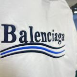 Balenciaga Fashion Embroidered Logo Short Sleeve Unisex Casual Oversize T-shirt