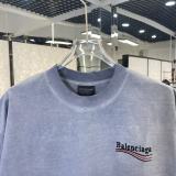 Balenciaga Fashion Embroidered Logo Short Sleeve Unisex Casual Oversize T-shirt