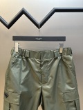 Prada Classic Triangle Logo Nylon Flip Pocket Work Shorts