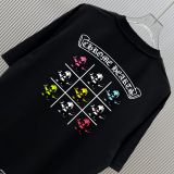 Chrome Hearts Fashion Printed Embroidered Short Sleeve Unisex Casual Versatile T-shirt