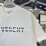 Givenchy 26SS Fashion Embroidery Splicing Logo Short Sleeve Unisex Casual Oversize T-shirt