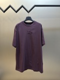 Louis Vuitton Fashion Embossed Logo Short Sleeve Unisex Versatile Casual T-shirt