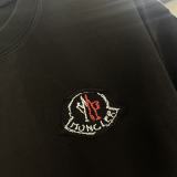 Moncler 26SS Classic Patchwork Embroidered Logo Short Sleeve Unisex Casual Oversize T-shirt