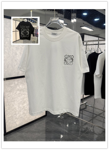 Loewe 26SS Fashion Logo Printed Embroidered Short Sleeve Unisex Casual Versatile T-shirt