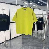 Balenciaga Fashion Embroidered Logo Short Sleeve Unisex Casual Versatile T-shirt