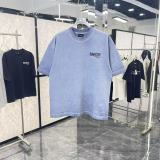 Balenciaga Fashion Embroidered Logo Short Sleeve Unisex Casual Oversize T-shirt