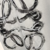 Loewe 26SS Fashion Logo Printed Embroidered Short Sleeve Unisex Casual Versatile T-shirt