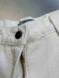 Prada Classic Leather Triangle Logo Casual Versatile Work Pants