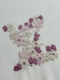 Louis Vuitton Fashion Ribbon Cherry Blossoms Round Neck T-Shirt Couple Versatile Casual Short Sleeves