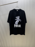 Dior Fashion Logo Printed Short Sleeve Unisex Casual Versatile T-shirt