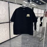 Balenciaga 26SS Fashion 3D Embroidered Logo Short Sleeve Unisex Casual Versatile T-shirt