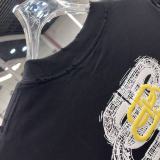 Balenciaga 26SS Fashion 3D Embroidered Logo Short Sleeve Unisex Casual Versatile T-shirt