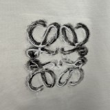 Loewe 26SS Fashion Logo Printed Embroidered Short Sleeve Unisex Casual Versatile T-shirt