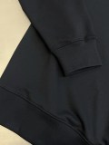 Dior Classic Embroidered Logo Round Neck Hoodie Couple Versatile Casual Sweatshirt