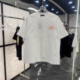 Louis Vuitton 26SS Fashion Foam Embroidered Logo Short Sleeve Unisex Casual Versatile T-shirt