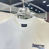 Balenciaga Fashion Embroidered Logo Short Sleeve Unisex Casual Oversize T-shirt