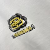Balenciaga 26SS Fashion 3D Embroidered Logo Short Sleeve Unisex Casual Versatile T-shirt