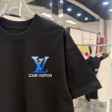 Louis Vuitton 26SS Fashion Gradient Logo Printed Short Sleeve Unisex Casual Versatile T-shirt