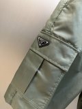 Prada Classic Triangle Logo Nylon Flip Pocket Work Shorts
