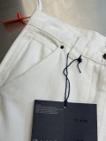 Prada Classic Leather Triangle Logo Casual Versatile Work Pants