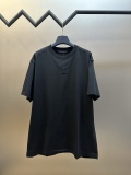 Louis Vuitton Fashion Embossed Logo Short Sleeve Unisex Versatile Casual T-shirt