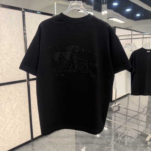 Burberry 26SS Classic Patchwork Embroidered Logo Short Sleeve Unisex Casual Versatile T-shirt