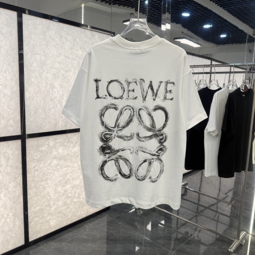 Loewe 26SS Fashion Logo Printed Embroidered Short Sleeve Unisex Casual Versatile T-shirt