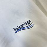 Balenciaga Fashion Embroidered Logo Short Sleeve Unisex Casual Oversize T-shirt