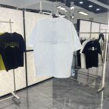 Balenciaga Fashion Embroidered Logo Short Sleeve Unisex Casual Versatile T-shirt