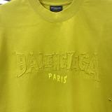 Balenciaga Fashion Embroidered Logo Short Sleeve Unisex Casual Versatile T-shirt