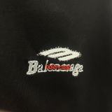 Balenciaga 26SS Fashion Heavy Industry Embroidered Logo Short Sleeve Unisex Casual Versatile T-shirt