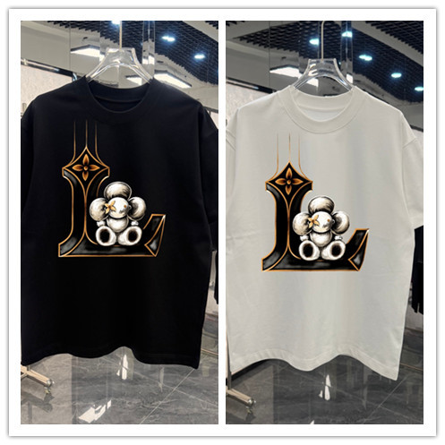 Louis Vuitton 26SS Fashion Logo Printed Short Sleeve Unisex Casual Versatile T-shirt