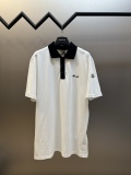 Moncler Fashion Embroidered Logo Contrast Collar Short Sleeve Polo Shirt