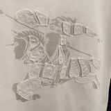 Burberry 26SS Classic Patchwork Embroidered Logo Short Sleeve Unisex Casual Versatile T-shirt