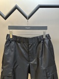 Prada Classic Triangle Logo Nylon Flip Pocket Work Shorts