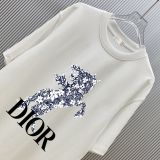 Dior Fashion Logo Printed Short Sleeve Unisex Casual Versatile T-shirt