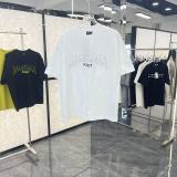 Balenciaga Fashion Embroidered Logo Short Sleeve Unisex Casual Versatile T-shirt