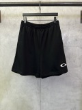 Balenciaga Classic 3D Embroidered Casual Shorts Unisex Casual Versatile Sports Shorts