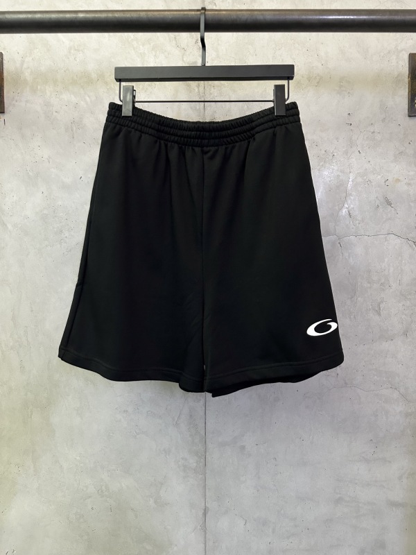 Balenciaga Classic 3D Embroidered Casual Shorts Unisex Casual Versatile Sports Shorts
