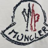 Moncler 26SS Classic Patchwork Embroidered Logo Short Sleeve Unisex Casual Oversize T-shirt