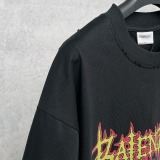 Balenciaga Classic Paris Sacred Heart Cathedral Printed Casual Round Neck Short Sleeve T-shirt