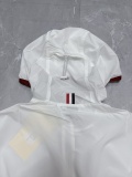 Thom Browne Couple's Classic Four Bar Hooded Sunscreen Clothes
