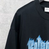 Balenciaga 26SS Fashion Paris Tower Logo Printed Short Sleeves Unisex Casual Oversize T-shirt