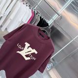 Louis Vuitton 26SS Classic 3D Logo Printed Round Neck Short Sleeve Couple's Casual Versatile T-shirt