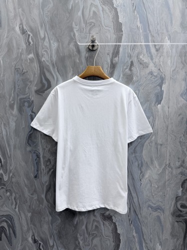 Loewe Fashion Logo Printed Round Neck T-shirt Unisex Loose and Versatile Short Sleeve