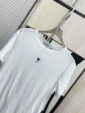 Dior 26SS Classic Embroidered Bee Logo Short Sleeve Women's Casual Versatile T-shirt