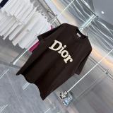Dior 26SS Personalized 3D Logo Printed Round Neck Short Sleeve Couple's Casual Versatile T-shirt